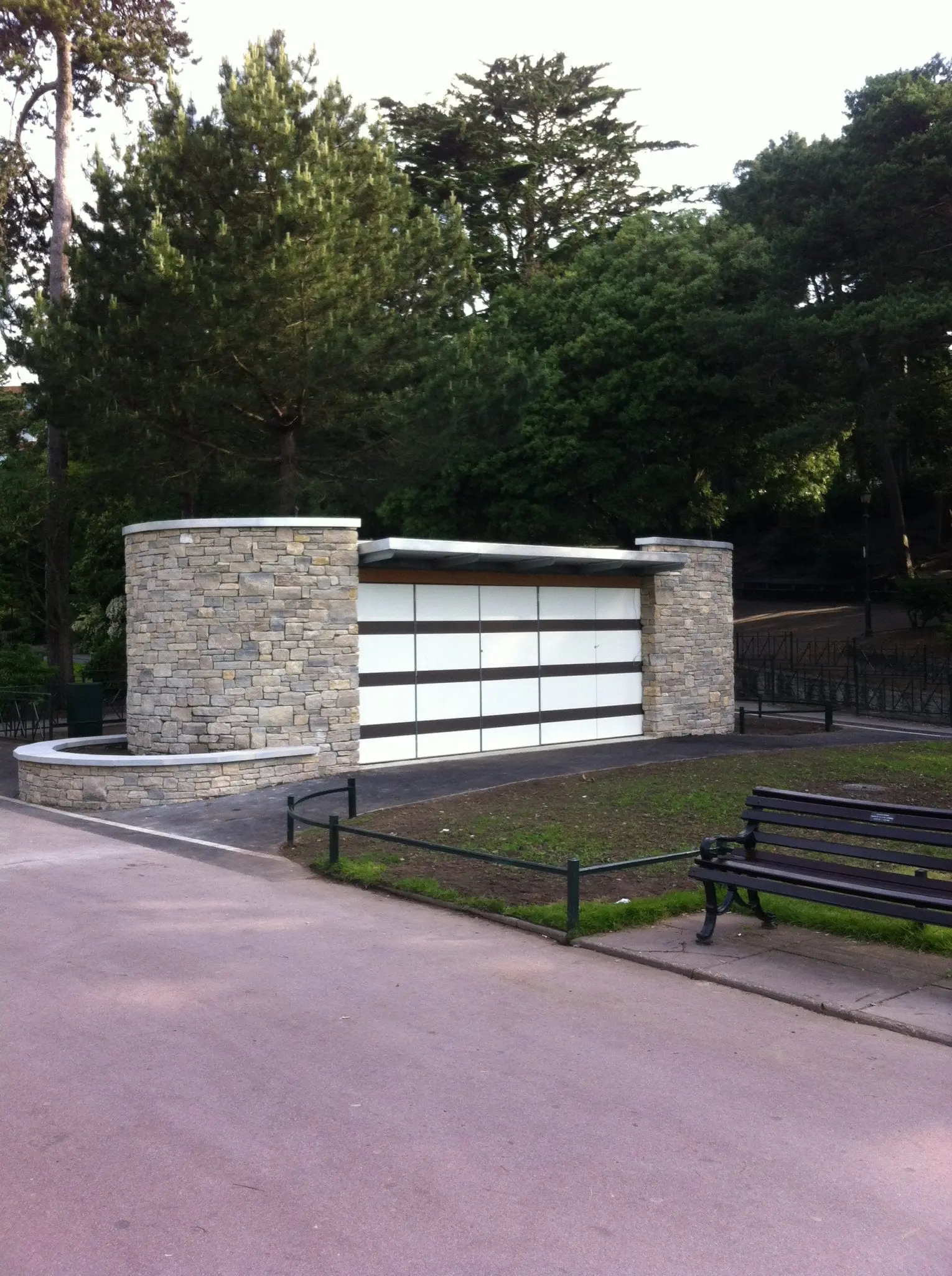 Purbeck Stone Kiosks at Bournemouth Lower Gardens