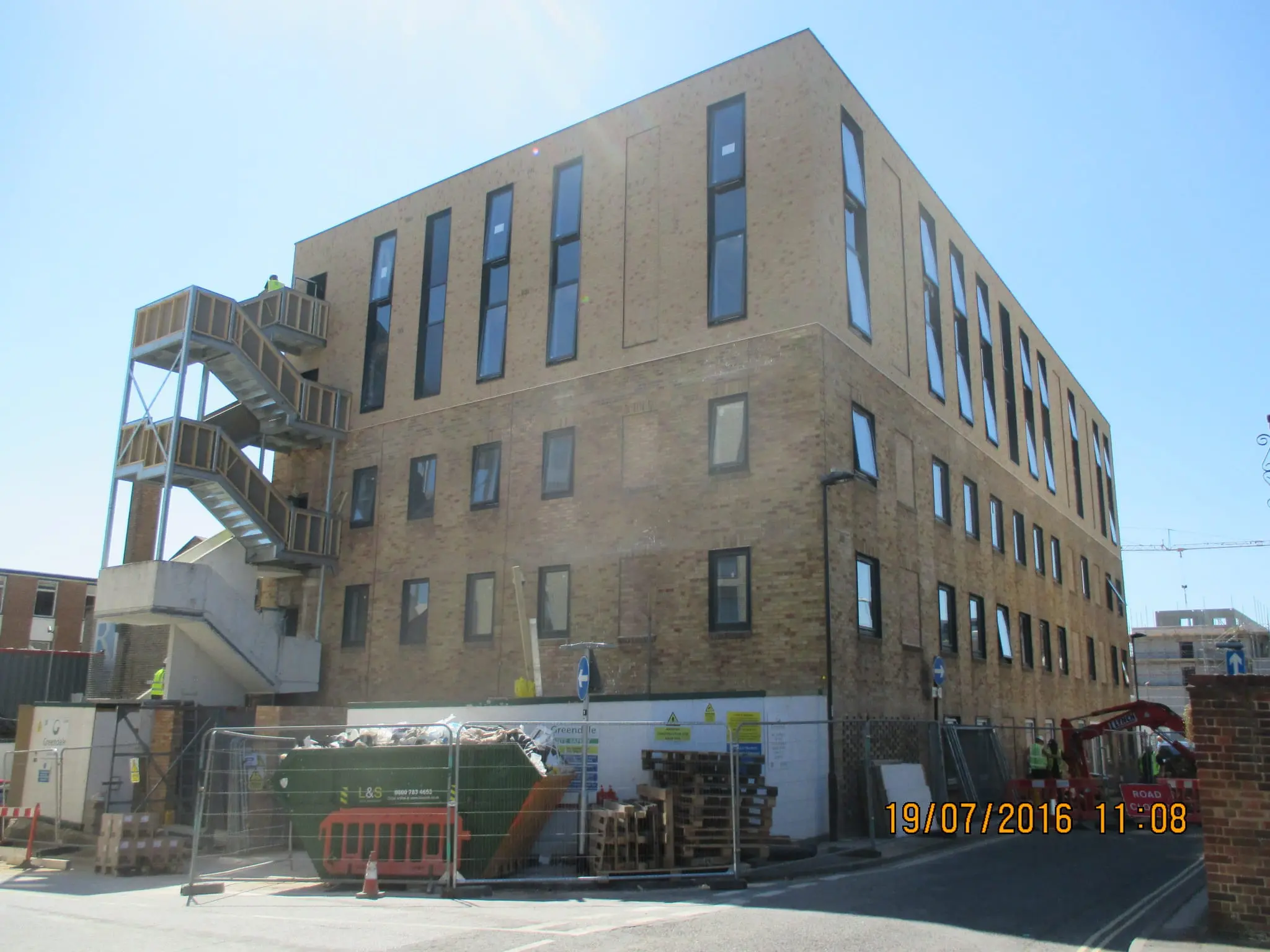 Bernard St, Southampton – progress on £4.2 million design and build contract.