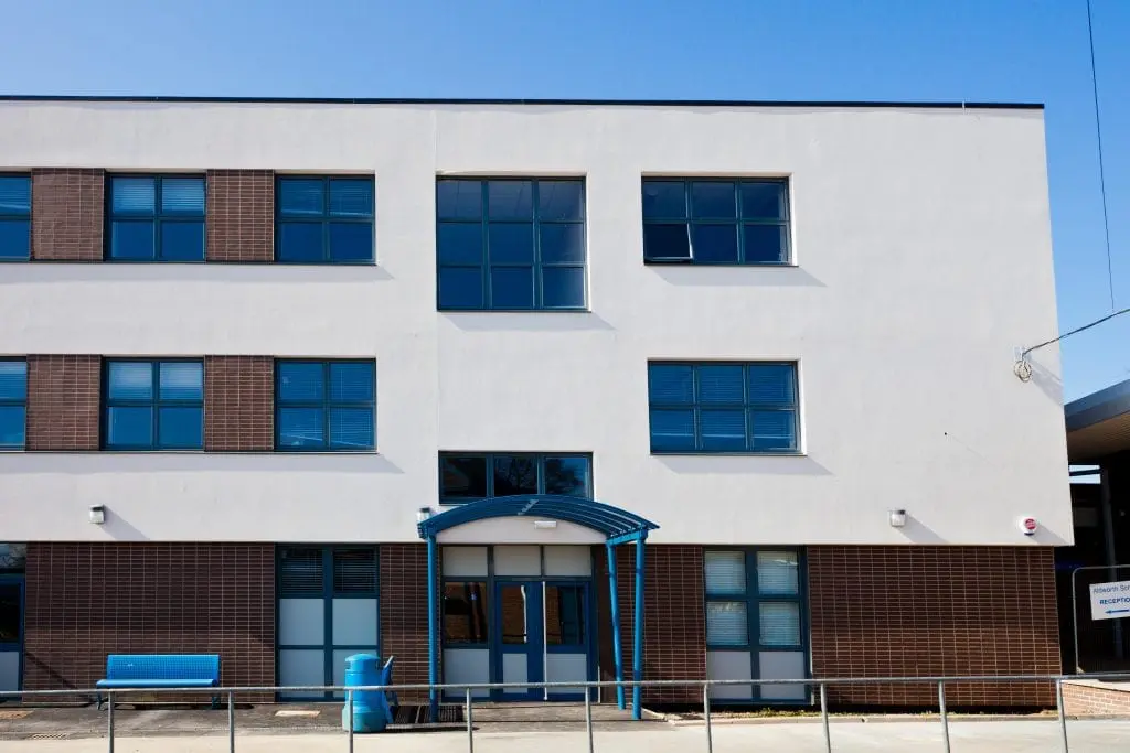 Aldworth Science College Scola Re-clad, Basingstoke, Hampshire — photograph 4 of 15