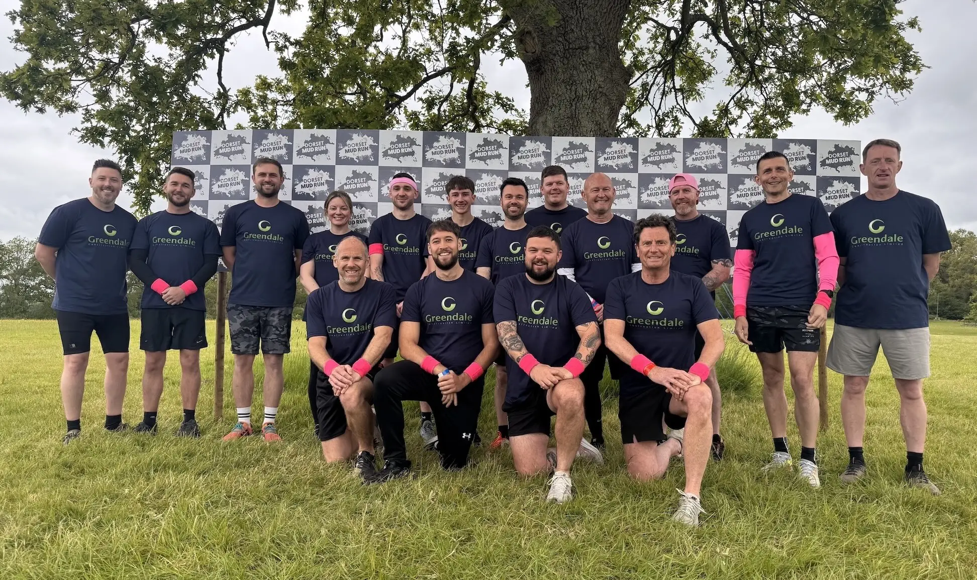 Greendale Construction raise an incredible £2510 at the Dorset Mud Run for Elsie’s Rose