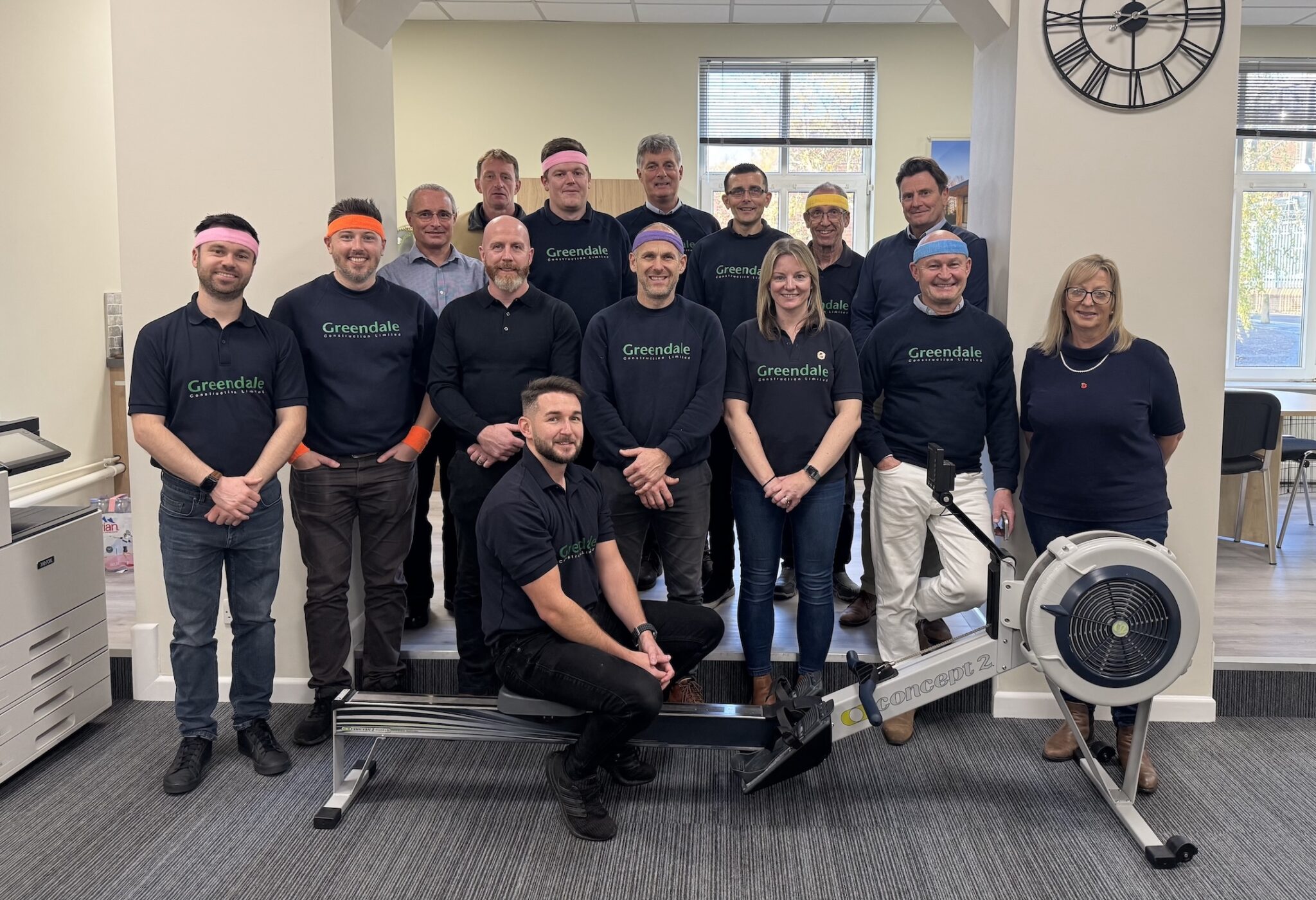 Greendale Construction smash fundraising target with charity rowing challenge raising £2,350 for Gabriel’s Journey 