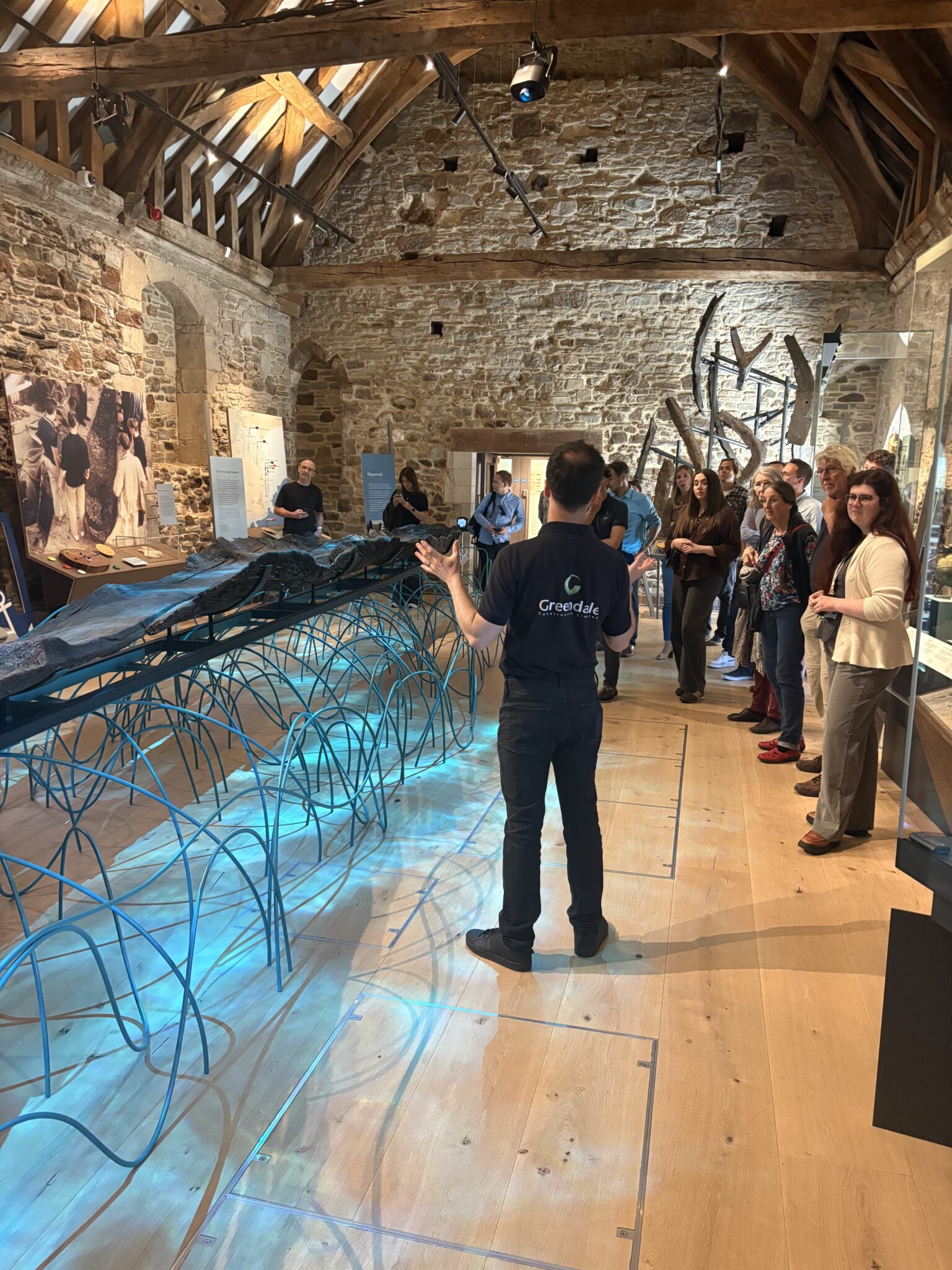 Greendale’s Commercial Director, Chris Cave, gives tour of Poole Museum and Scaplen’s Court for RIBA Dorset
