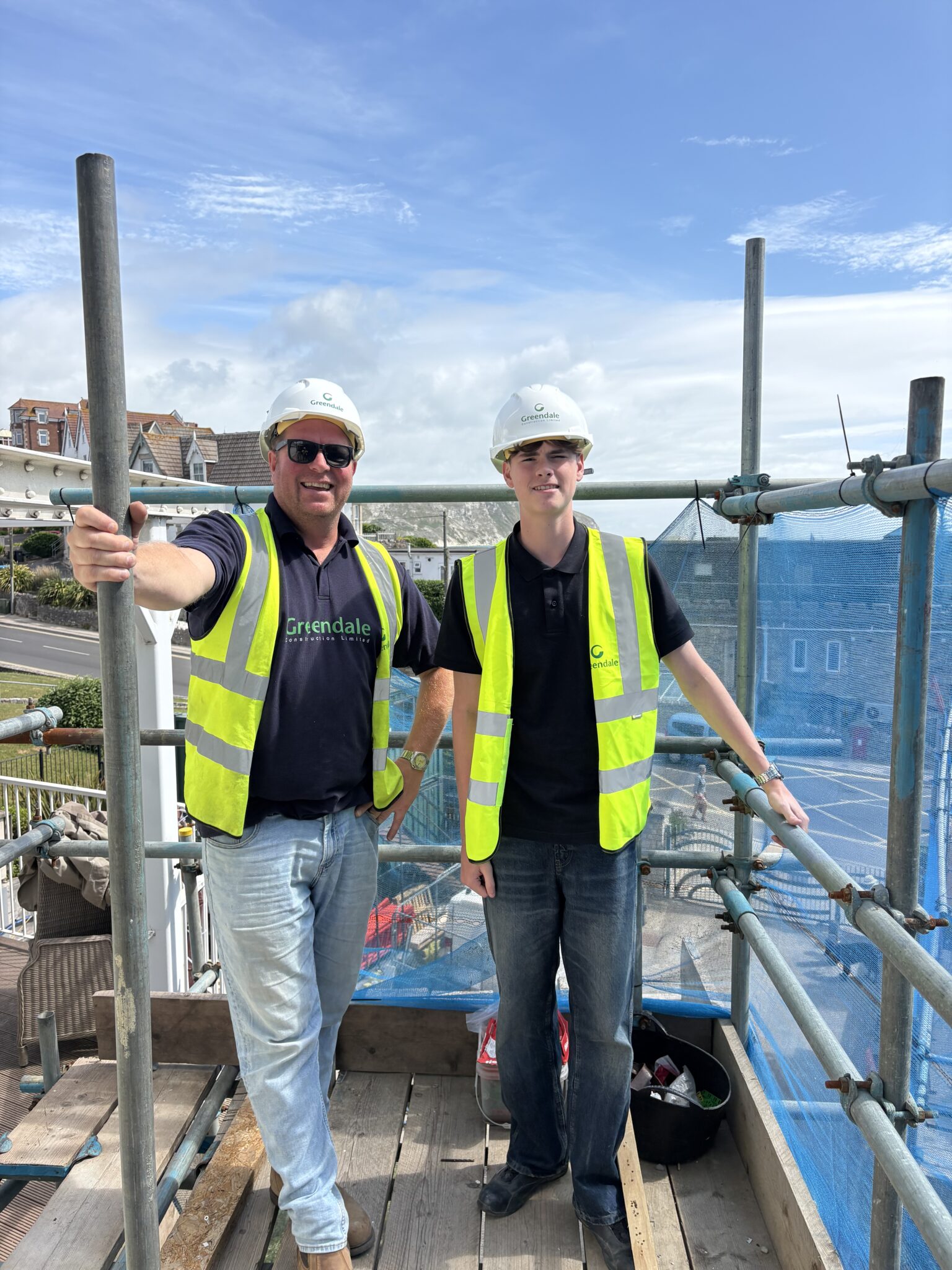 Jack follows in his Grandfather’s footsteps with work experience for Greendale Construction!